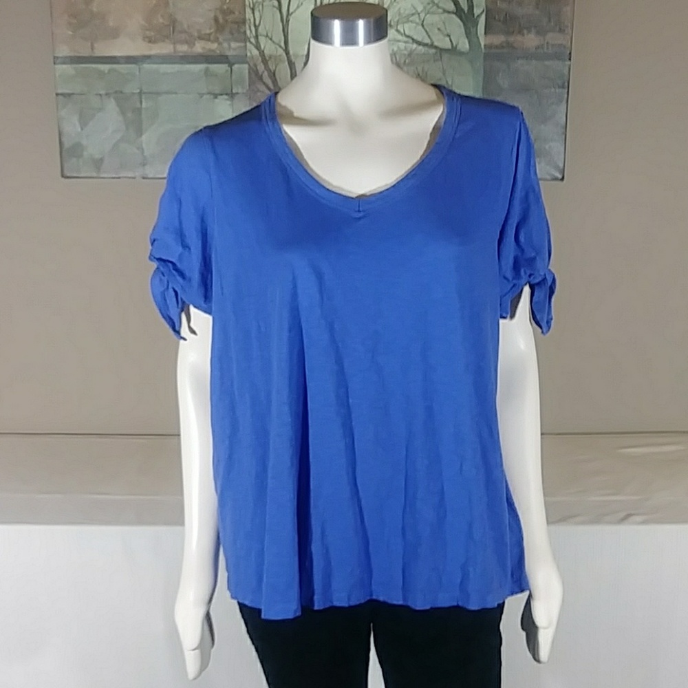 3 for $15 - Sz 18/20 Tie-Sleeve, Hi-Lo T-shirt